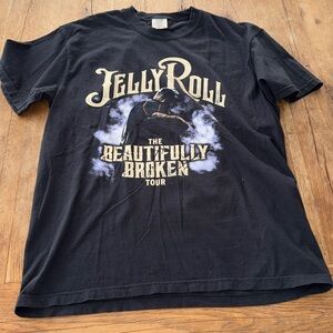 Jelly Roll The Beautifully Broken Tour Country T-Shirt Size Large